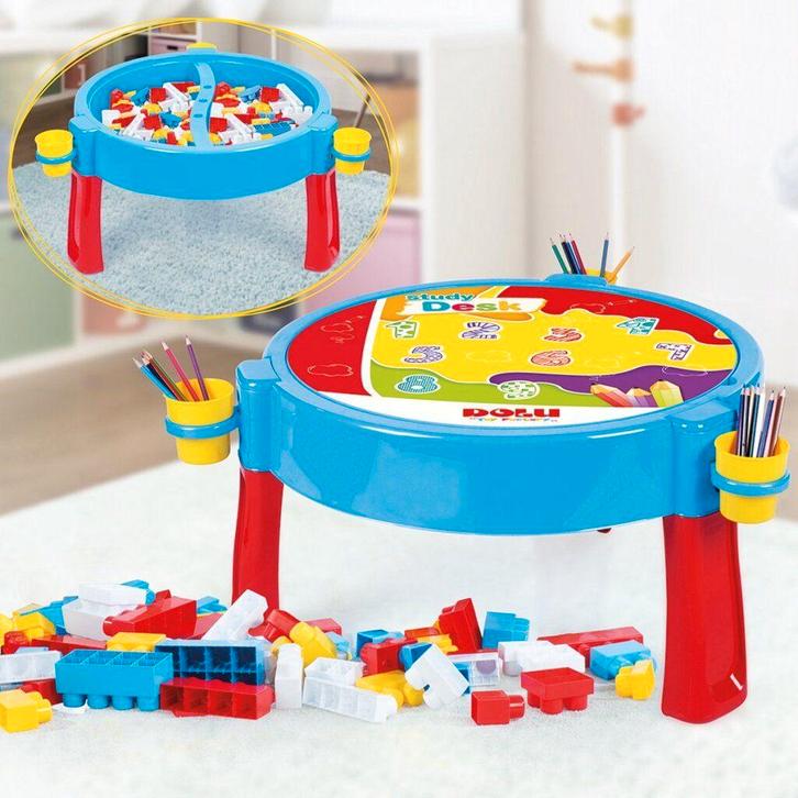 Dolu Activiteiten Tafel Inclusief 100 Blokken, Kinderen en Baby's, Speelgoed | Speeltafels, Ophalen of Verzenden