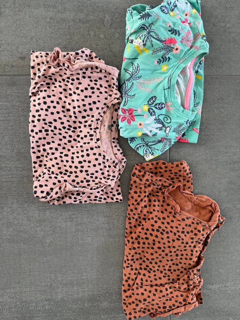 3 pyjama's meisje maat 86-92 Hema en Zeeman, Ophalen of Verzenden, Gebruikt, Meisje