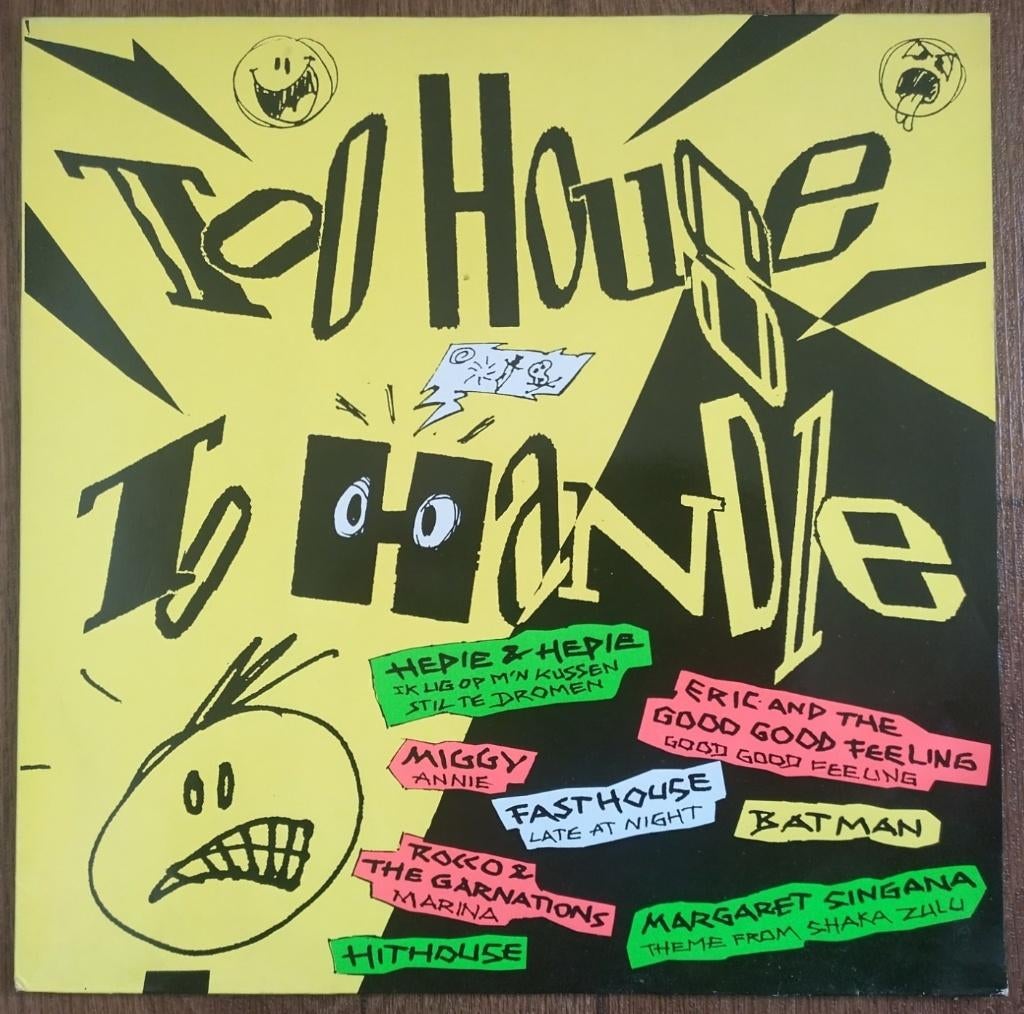 LP Too House To Handle 1989 CNR 659.003-1 New Beat Acid, Cd's en Dvd's, Vinyl | Dance en House, Originele persing, 1980 - 1989