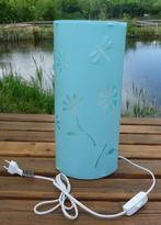 Vlinderlamp met libelle en bloemen motief | kunststof, Ophalen, Kunststof, Zo goed als nieuw, Eigentijdse, decoratieve lamp met een vrolijk thema