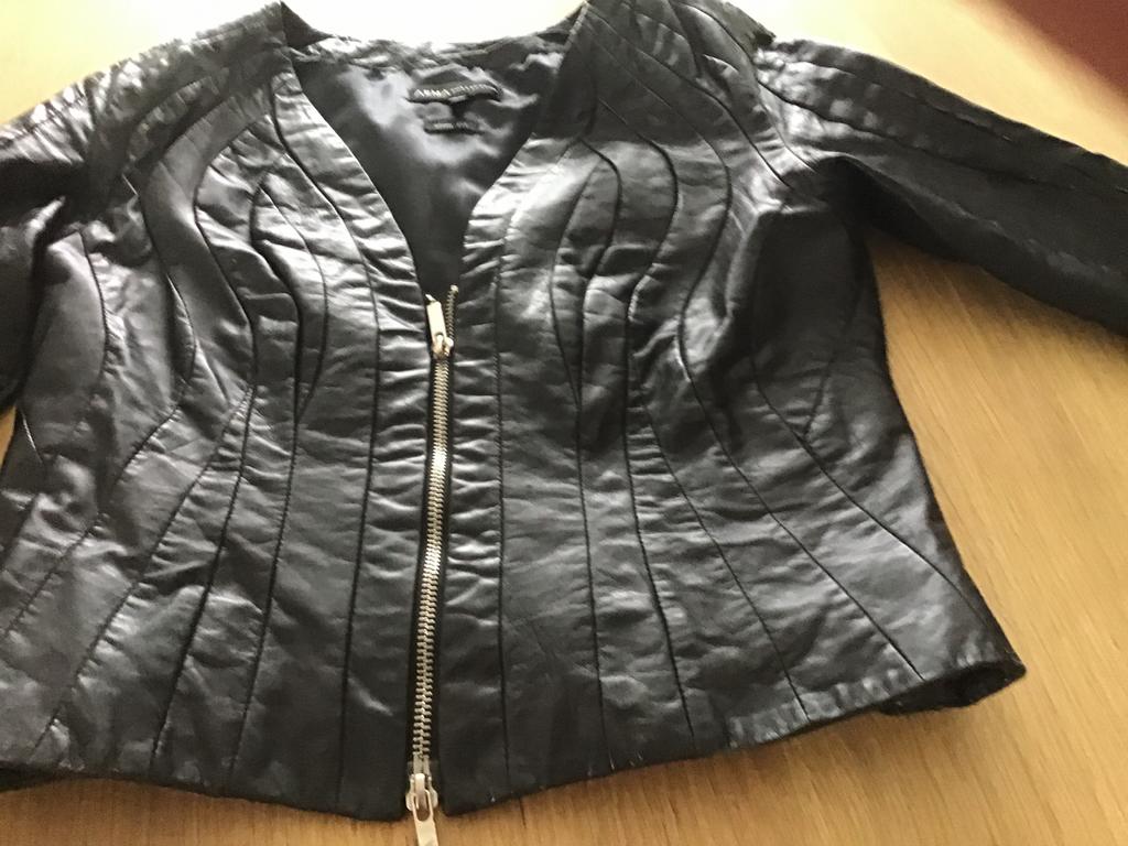 Arma zwart leren jasje maat M, Ophalen of Verzenden, Zo goed als nieuw, Maat 38/40 (M), Zwart