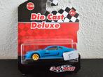 Die Cast DeLuxe Ford Mustang blauw, Verzenden, Nieuw, Auto