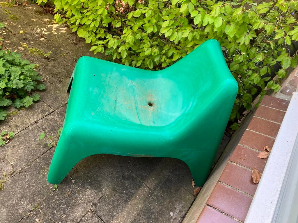 IKEA PS Tuinstoelen Groen - 2 Stuks, Tuin en Terras, Tuinstoelen, Ophalen, Gebruikt, Kunststof