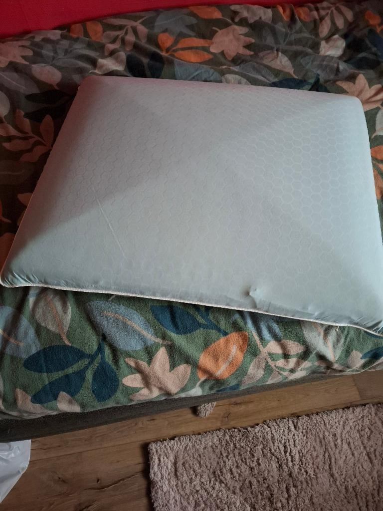 Kvarnven bedkussen, Huis en Inrichting, Slaapkamer | Beddengoed, Ophalen, Eenpersoons, Wit, Zo goed als nieuw