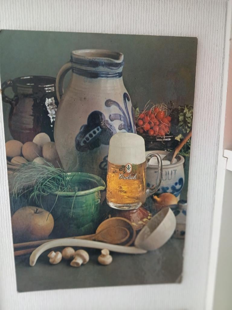 2 kartonnen wandborden, Verzamelen, Biermerken, Ophalen of Verzenden, Reclamebord, Plaat of Schild, Overige merken