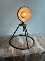 Industriële vintage lamp, Gebruikt, Geen, Ophalen of Verzenden, Glas