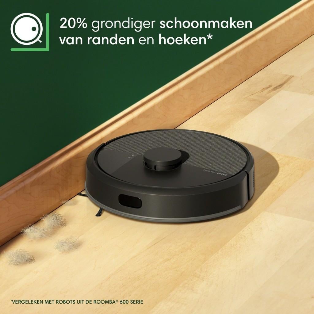iRobot Roomba 105 Combo Black + Auto Empty Dock, Ophalen of Verzenden, Zo goed als nieuw, Robotstofzuiger, Minder dan 1200 watt