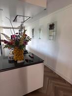 Set van 3 glazen schilderijen van Ter Halle, Ophalen, Zo goed als nieuw, Schilderij, 75 cm of meer