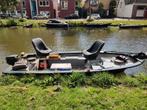Complete boot+  trailer + Yamaha 20PK (geen vaarbewijs), Watersport en Boten, Vis- en Consoleboten, Ophalen, 10 tot 30 pk, Gebruikt