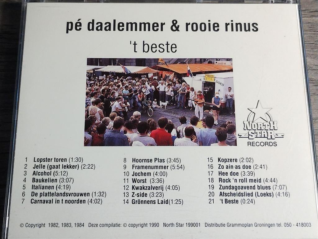 Pe Daalemmer & Rooie Rinus - 'T Beste, Cd's en Dvd's, Ophalen of Verzenden, Zo goed als nieuw, Levenslied of Smartlap