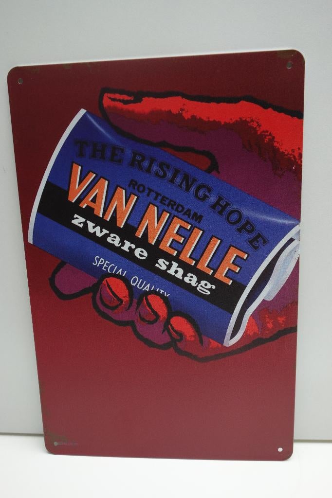 VAN NELLE ZWARE SHAG BORD met AFB SHAG VERPAKKING, Ophalen of Verzenden, Nieuw, Overige typen