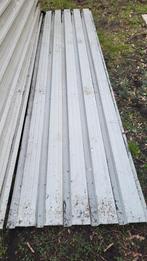 3 damwand platen 400x90cm, lichtgrijs, Overige materialen, Grijs, Ophalen, Dakplaat of Dakpanplaat
