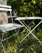 Bistrosetje stoeltjes en tafel opklabaar wit, Ophalen