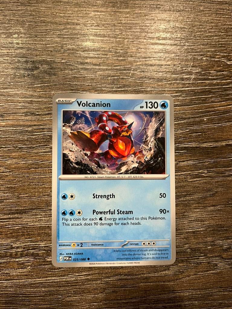 Volcanion POR 025/088, Ophalen of Verzenden, Zo goed als nieuw