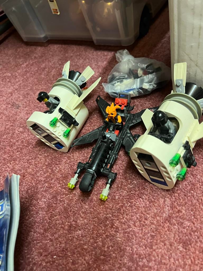 LEGO Space Police losse onderdelen + instructieboekjes, Gebruikt, Lego, Ophalen of Verzenden, Space