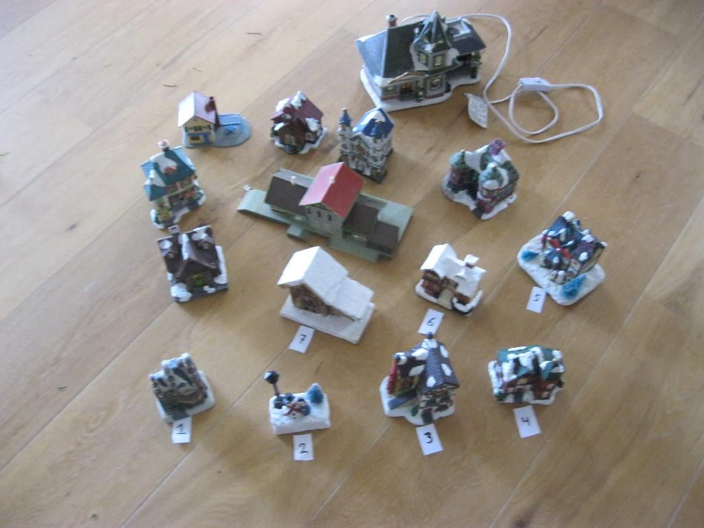 kersthuisjes, Diversen, Kerst, Ophalen, Zo goed als nieuw