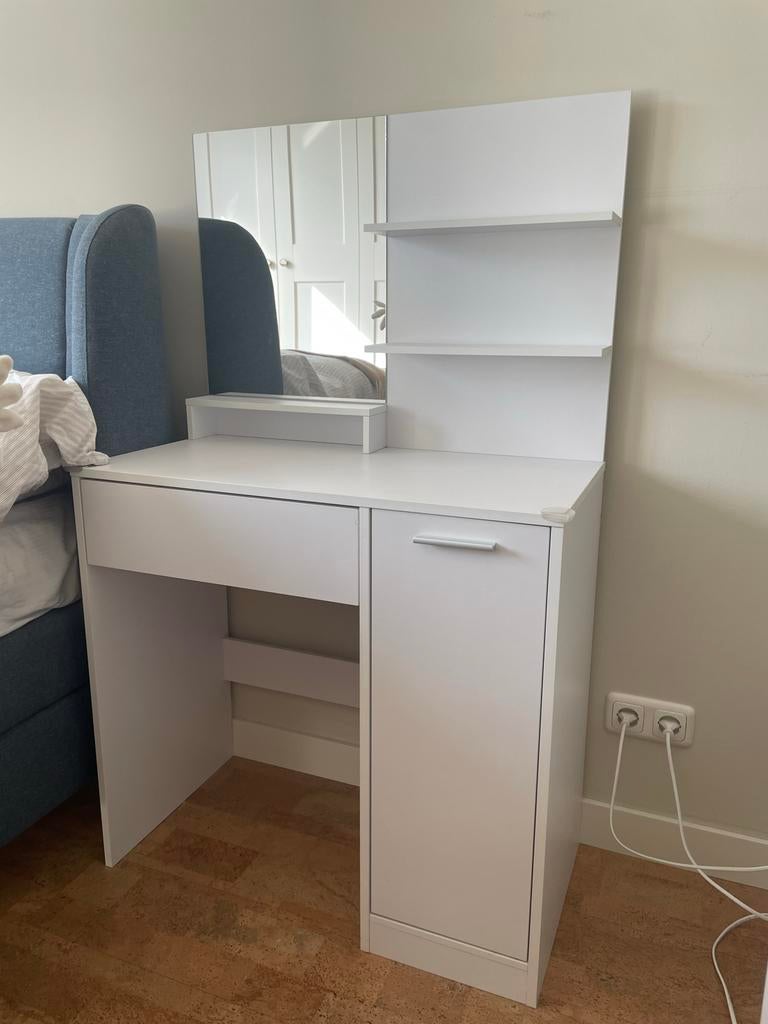 Nieuwe make-up tafel - Zeer stevig en veel opbergruimte, Ophalen, 100 tot 150 cm, Nieuw, 50 tot 100 cm