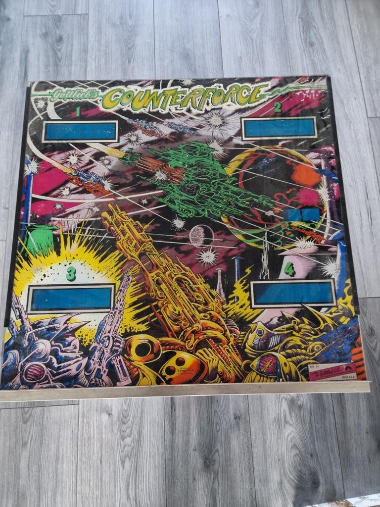 Gottlieb Counterforce Kopruit Flipperkast  1980, Verzamelen, Gebruikt, Mechanisch, Flipperkast, Gottlieb