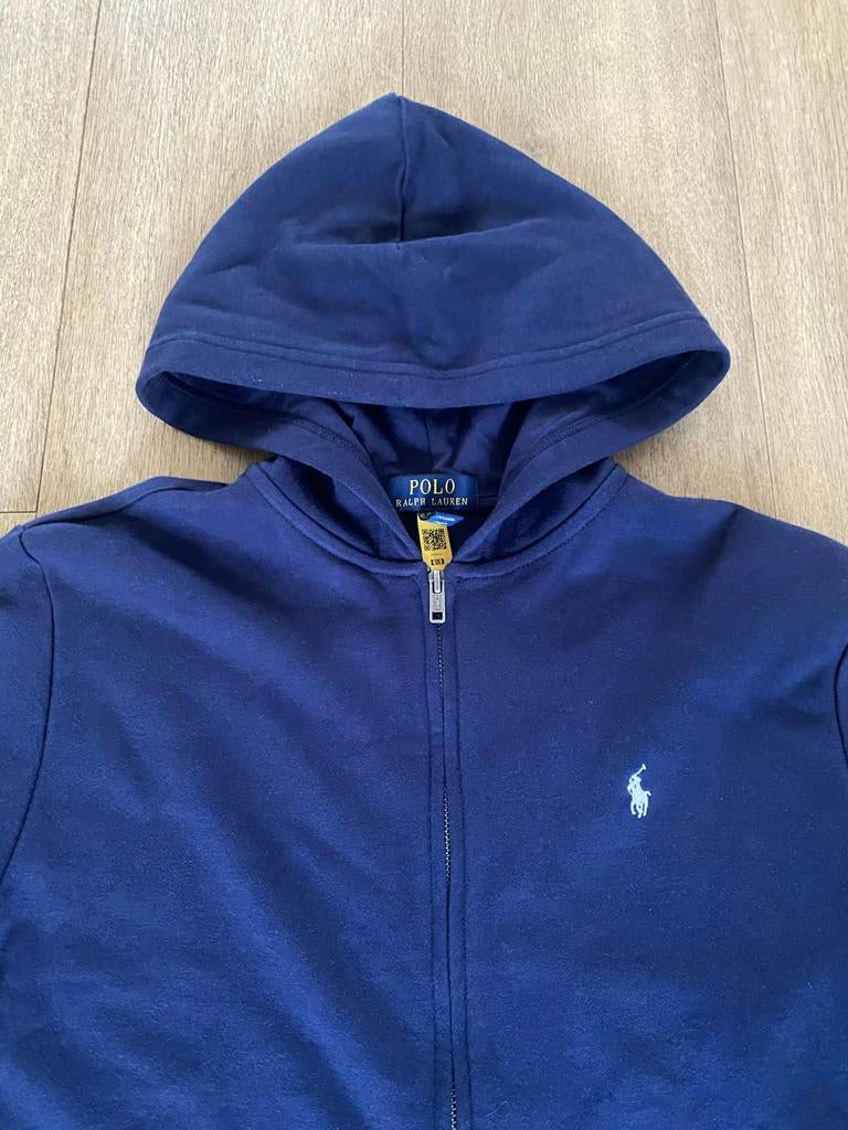 Nieuw blauw Ralph Lauren sweatvest met capuchon - XL, Kinderen en Baby's, Kinderkleding | Maat 176, Ophalen of Verzenden, Nieuw