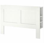 Gezocht: Brimnes hoofdbord - wit - 160 cm, Ophalen, Wit, Tweepersoons, Zo goed als nieuw