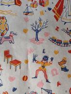 Antiek Sint Nicolaas inpakpapier. 2 vellen totaal 1.30 lang, Ophalen