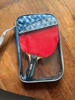 Tafeltennisbatje met hoesje -  Tibhar GEWO Power Allround, Sport en Fitness, Tafeltennis, Ophalen of Verzenden, Zo goed als nieuw