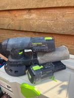 Festool ETSC 125 Li Accu Excentrische Schuurmachine, Ophalen of Verzenden, Gebruikt, Minder dan 600 watt, Excentrische schuurmachine
