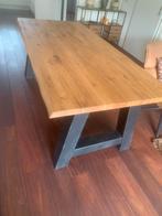 Boomstam eettafel, Ophalen, 200 cm of meer, 50 tot 100 cm, Zo goed als nieuw