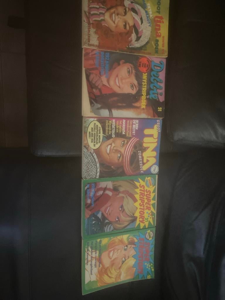 Grote collectie Tina en Debbie stripboeken, Boeken, Stripboeken, Meerdere stripboeken, Ophalen, Gelezen