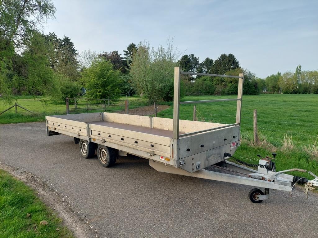 Saris plateau aanhanger 5 meter., Auto diversen, Aanhangers en Bagagewagens, Ophalen