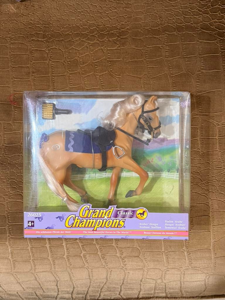 Grand champions speelgoed paard hengst nieuw in doos, Ophalen of Verzenden, Zo goed als nieuw, Paard, Beeldje of Figuurtje