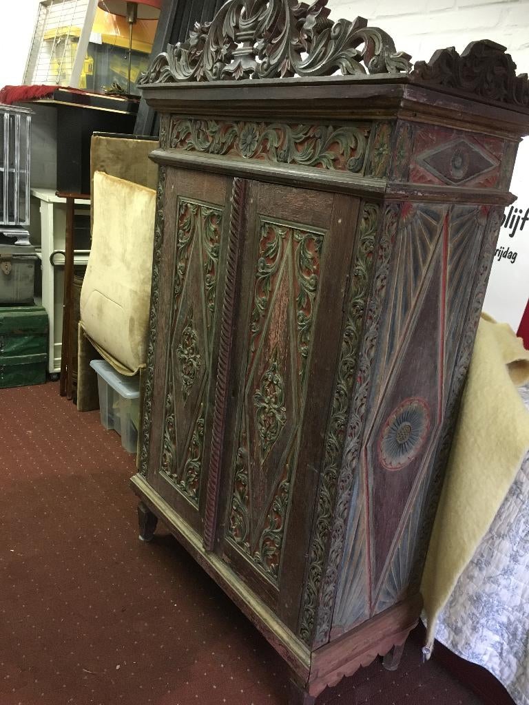 Javaans kastje, Antiek en Kunst, Antiek | Meubels | Kasten, Ophalen