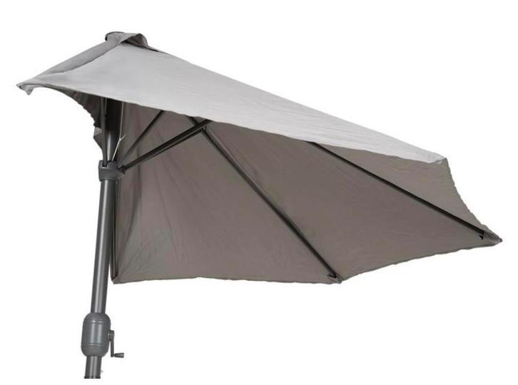 Balcony Umbrella - half parasol - unused, Tuin en Terras, Parasols, Nieuw, Muurparasol, 1 tot 2 meter, Ophalen of Verzenden