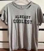 Grijs t-shirt (gaten horen erin), S, Kleding | Dames, T-shirts, Ophalen of Verzenden, Zo goed als nieuw, Korte mouw, Maat 36 (S)