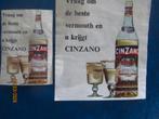 Lucifer Paketiket + Klen Cinzano Vermouth, Verzamelen, Ophalen of Verzenden, Gebruikt, Luciferdoosjes of -merken