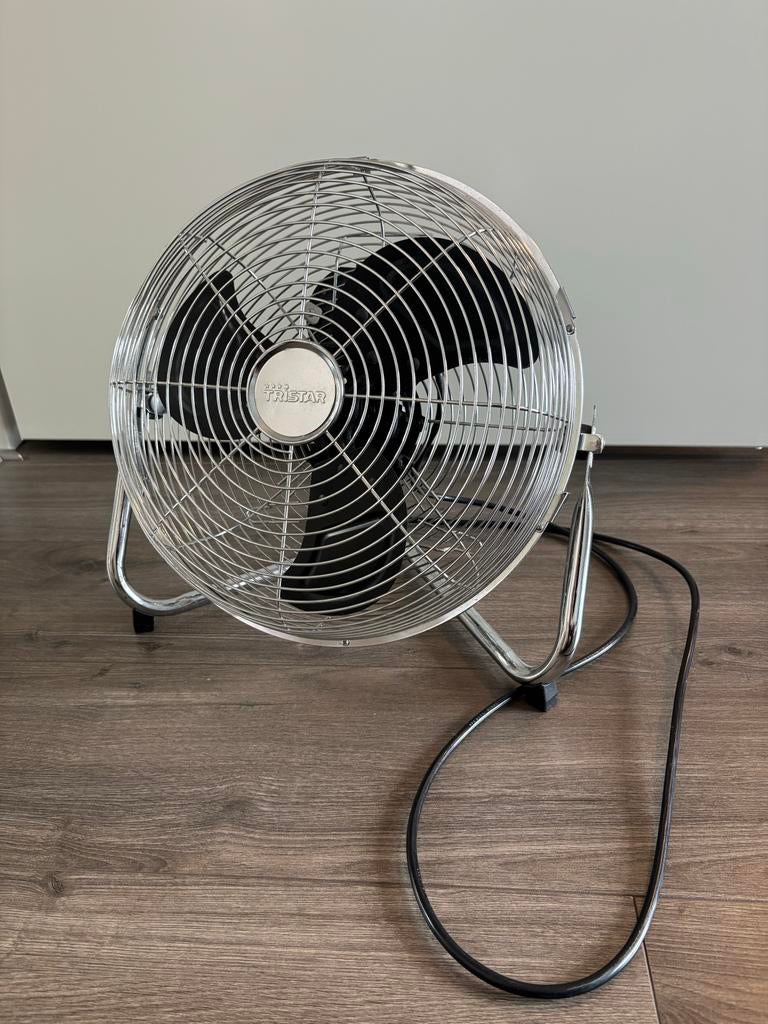 Vintage Tristar Ventilator - Chroom Tafelmodel, Ophalen, Gebruikt, Tafelventilator