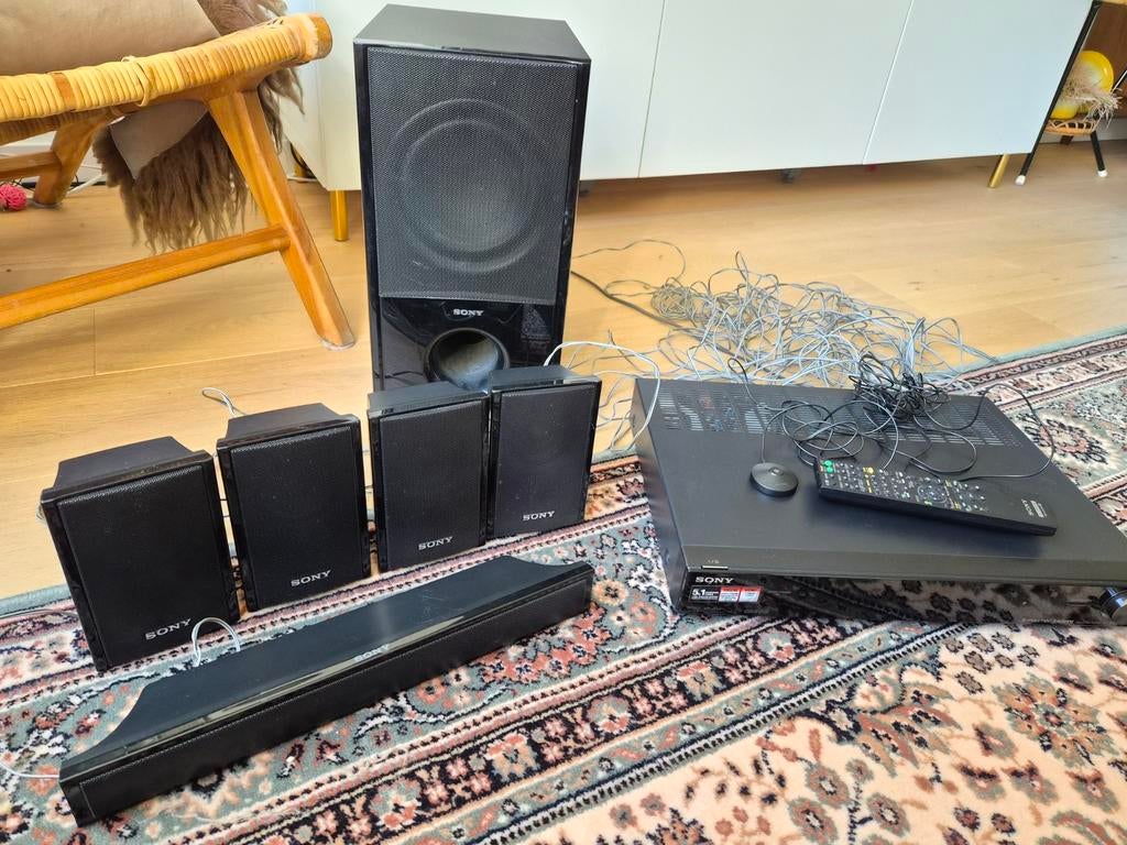 Sony HT-SS100 5.1 Surround Sound Systeem, Ophalen, Gebruikt, 70 watt of meer, 5.1-systeem
