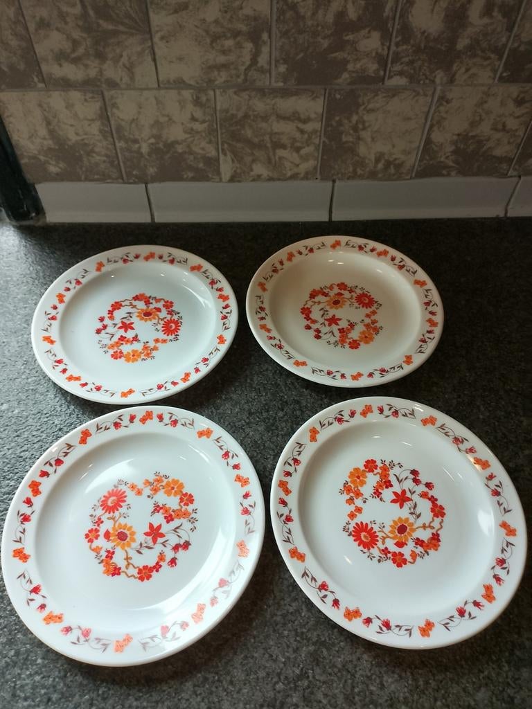 Arcopal France ontbijt borddjes, Ophalen of Verzenden