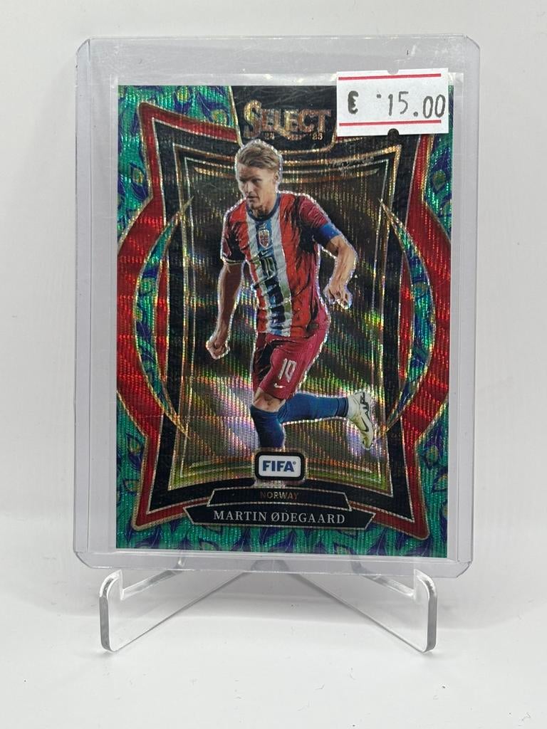 Martin Odegaard - Panini Select - Peacock SSP - Arsenal, Ophalen of Verzenden, Zo goed als nieuw, Buitenlandse clubs, Poster, Plaatje of Sticker