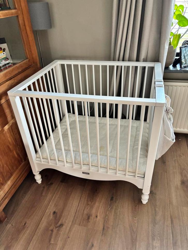 Bopita Box Belle Wit, Kinderen en Baby's, Boxen, Zo goed als nieuw, Vierkant, In hoogte verstelbaar, Ophalen