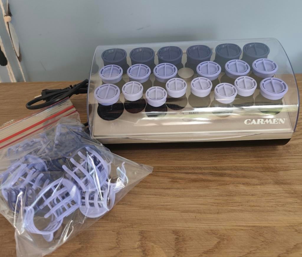 Carmen Krulset - Complete set voor prachtige krullen, Ophalen of Verzenden, Zo goed als nieuw, Haarverzorging