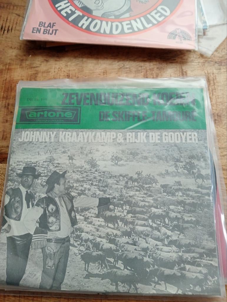 Johnny kraaykamp en rijk de Gooyer - zeven duizend koeien, Cd's en Dvd's, Ophalen of Verzenden, Zo goed als nieuw, Overige formaten