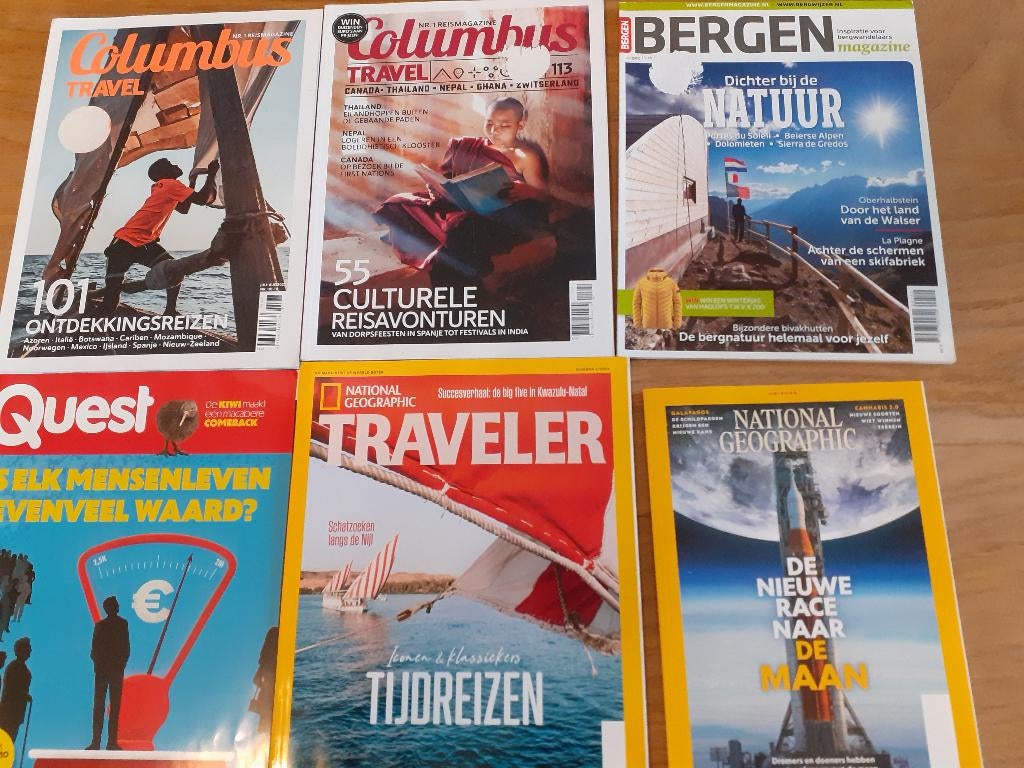 6 stuks Tijdschriften (zie omschrijving), Ophalen of Verzenden, Zo goed als nieuw, Damesbladen