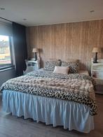 Bedrok - Jotex - Wit - 180 x 200 cm Zo goed als nieuw!, Wit, Romantisch, Tweepersoons, Ophalen of Verzenden