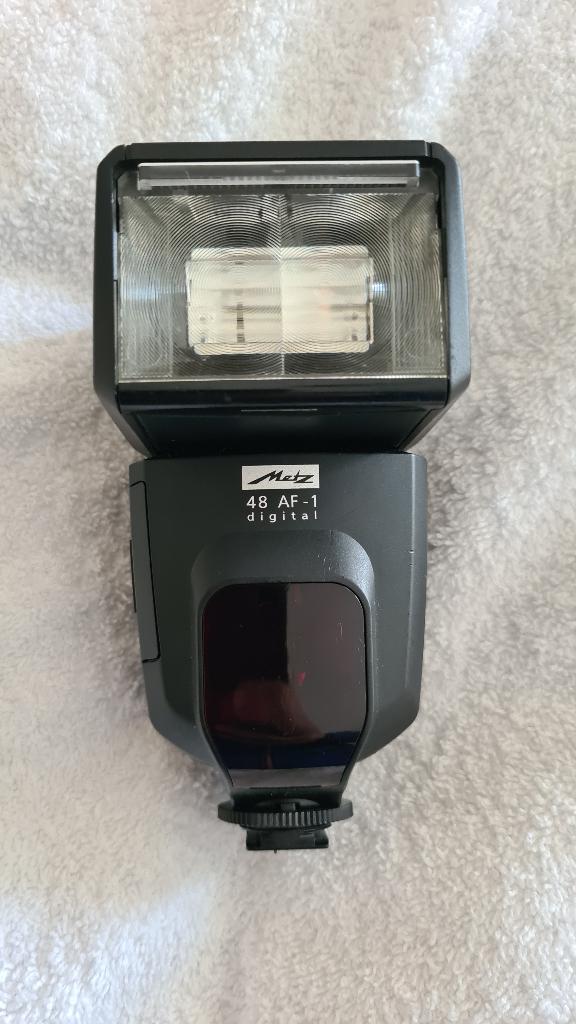 Metz AF-1 digital flitser voor de Pentax camera, Ophalen of Verzenden, Zo goed als nieuw, Metz