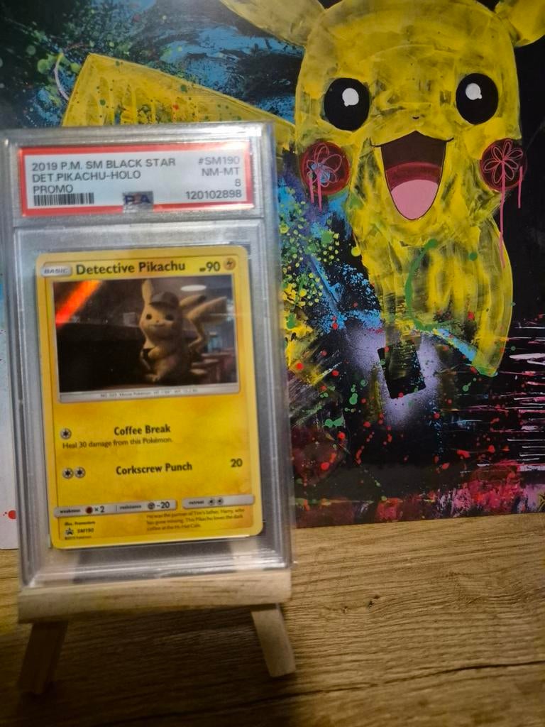 Decective pikachu promo black star, Ophalen of Verzenden, Nieuw, Losse kaart
