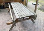 Picknicktafel 2.40mtr gratis ophalen, Tuin en Terras, Picknicktafels, Ophalen, Gebruikt, Inklapbaar, Rechthoekig
