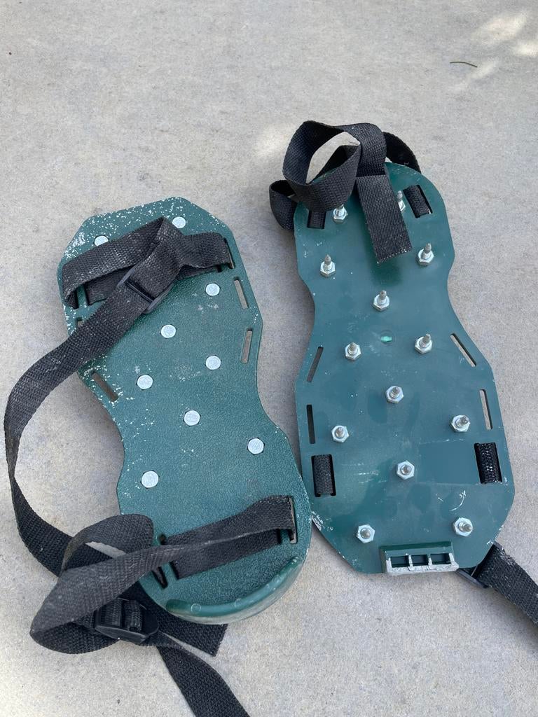 Prik schoenen, gazon beluchtings schoenen, Ophalen of Verzenden, Gebruikt