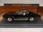 Buick GS Stage One zwart metallic 1970 ERTL metal 1:18 KRD, Hobby en Vrije tijd, Ophalen of Verzenden, Zo goed als nieuw, Auto