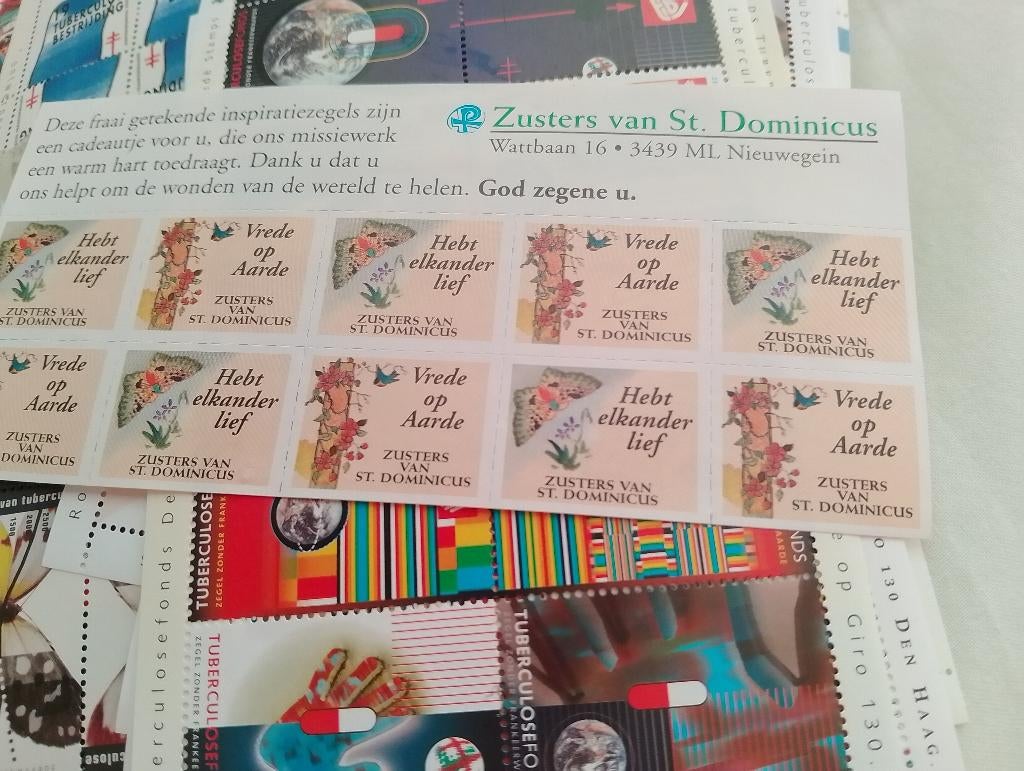 Tuberculose zegels, Postzegels en Munten, Postzegels | Thematische zegels, Ophalen of Verzenden, Postfris, Overige thema's